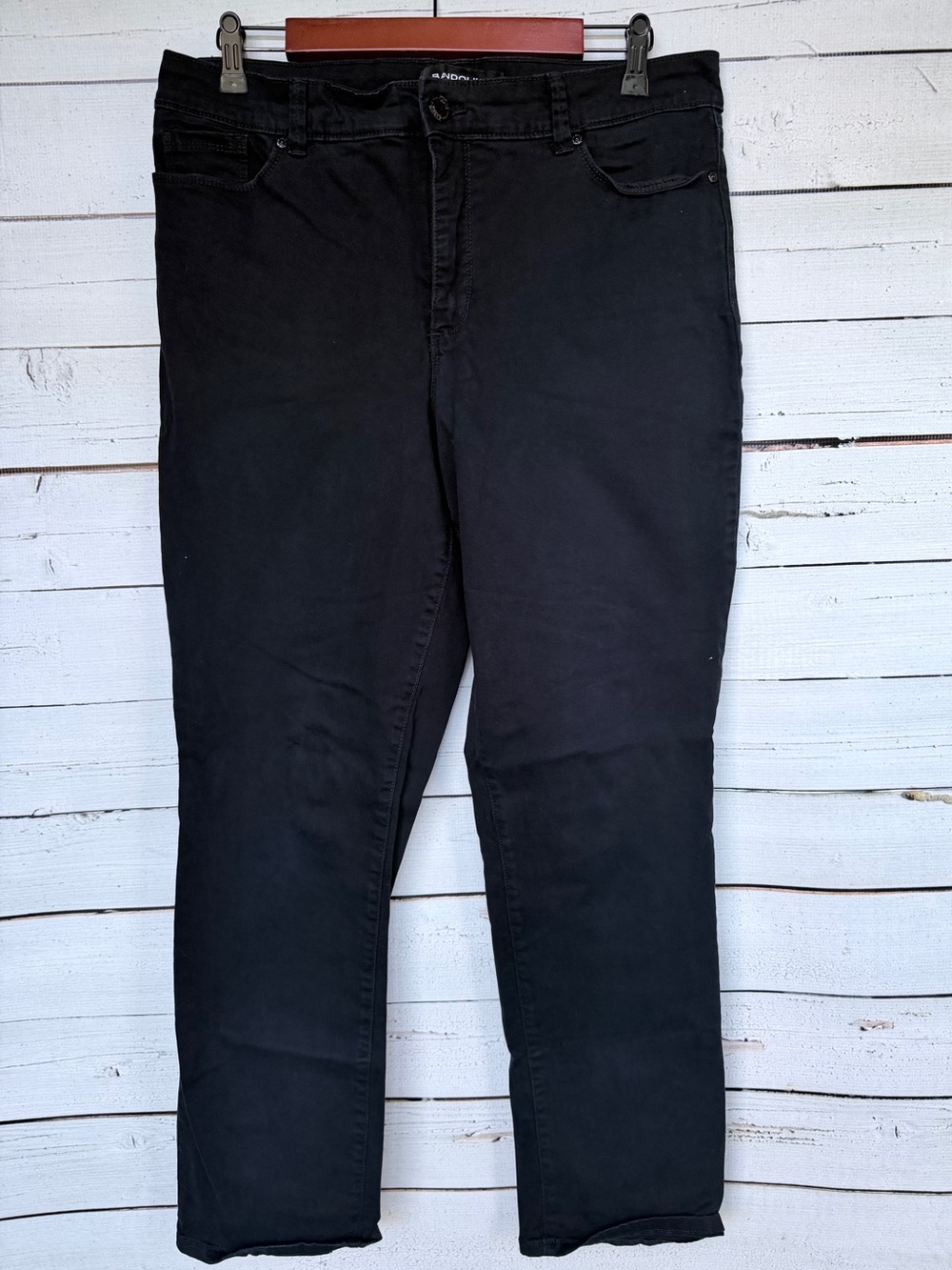 Bandolino Amy High Rise Straight Leg Denim Jeans Size 14
